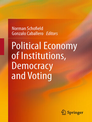 cover image of Political Economy of Institutions, Democracy and Voting